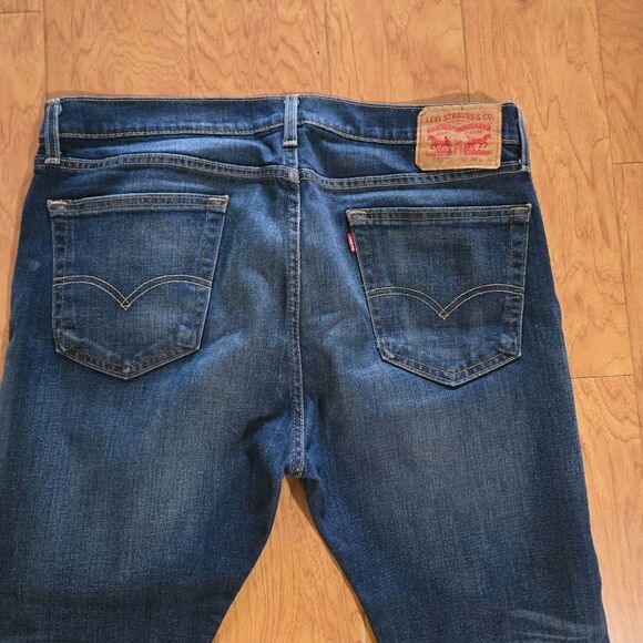 Levi 510 Mens Blue Jeans Size 36 - Picture 4 of 6